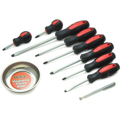 TIT17240 image(0) - 10-PC SCREWDRIVER SET WITH MAGNETIC