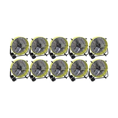 KTI77740-PL10 image(0) - 24" Direct Drive Tilting Industrial Drum Fan, Safety Yellow (Pallet of 10)