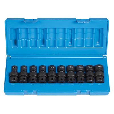 GRE1610UM image(0) - 3/8"DR 12PT MET UNIVERSAL SET