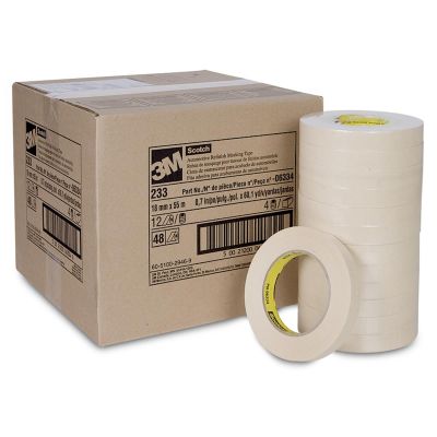 MMM6334 image(0) - MASKING TAPE #233 3/4 X 60YDS 48CS