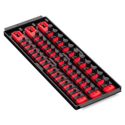 ERN8490 image(0) - 3 Rail Twist Lock Socket Boss 13", Red - 1/4", 3/8" & 1/2"