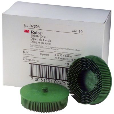 MMM7526 image(0) - DISC ROLOC BRIS 50GR 3" 10/BOX GREEN