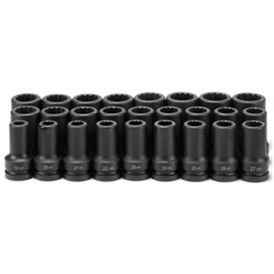 GRE9126MD image(0) - 1DR 26PC DEEP METRIC SET 19MM TO 44MM