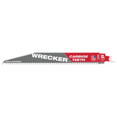 MLW48-00-5242 image(0) - 9" 6 TPI THE WRECKER™ with Carbide Teeth SAWZALL® Blade 1PK