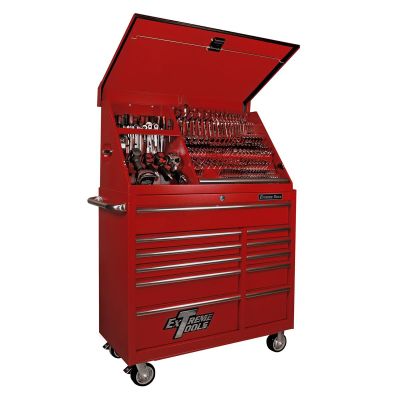 EXTPWSRC4118TXRD image(0) - 41 in. Portable Workstation/Roller Cabinet Combo,