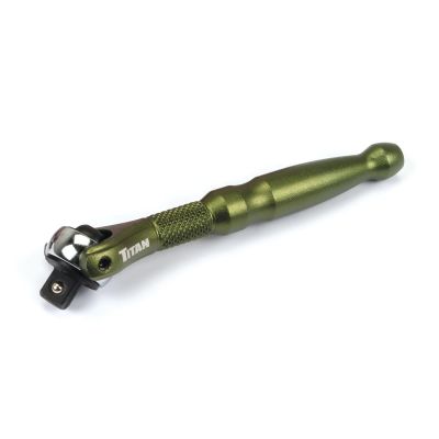TIT11324 image(0) - 1/4 in. Drive Aluminum Swivel Head Micro Ratchet