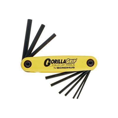 BND12591 image(0) - HEX GORILLAGRIP FOLD UP SET SIZES .050 THRU 3/16"