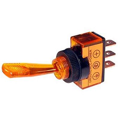 JTT2616J image(0) - 20 Amp 12V Blue Toggle Switch