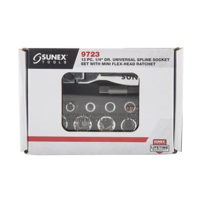 SUN9723 image(0) - 13-Piece 1/4 in. Drive Universal Spli