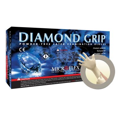 MFXMF300S image(0) - DIAMOND GRIP PF LATEX GLOVES SMALL 100PK