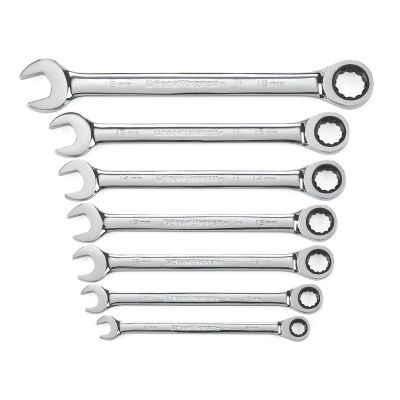 KDT9417 image(0) - WRENCH RATCHING COMB. SET METRIC 7 PC GEARWRENCH
