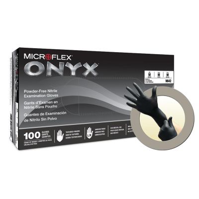MFXN642-CASE image(0) - GLOVE ONYX N64 NITRILE M