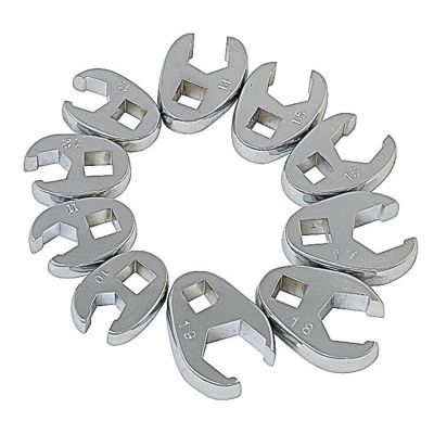 SUN9710M image(0) - 3/8" Drive 10 Piece Metric Flare Nut Crowfoot Wren