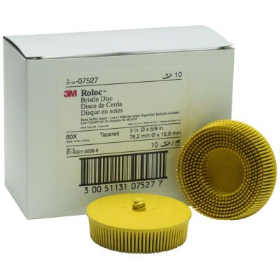 MMM7527 image(0) - DISC ROLOC BRIS 80GR 3" 10/BOX YELLO
