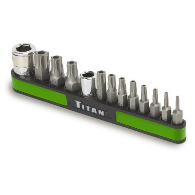 TIT16113 image(0) - 13-PC TAMPER RESISTANT TORX BIT SET