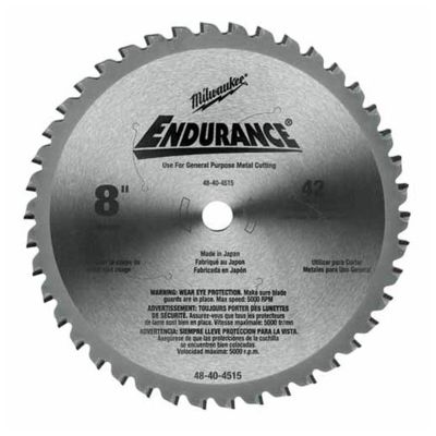 MLW48-40-4515 image(0) - 8" CIRCULAR SAW METAL CUTTING 42 TEETH BLADE MATB