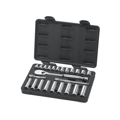 KDT80559 image(0) - 24PC 3/8" DRIVE METRIC SOCKET SET (STD / DEEP)