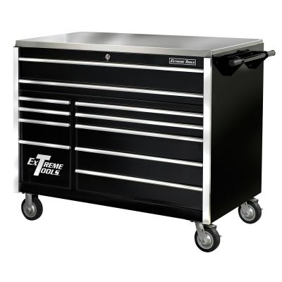 EXTEX5511RCBK image(0) - 55" 11 Drawer Professional Roller Cabinet in Black