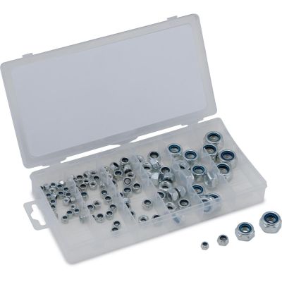 TIT45243 image(0) - 100-PC METRIC NYLON LOCKNUT ASSORTME