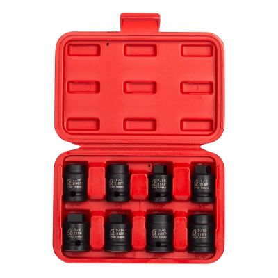 SUN2841 image(0) - 8PC 1/2"DR PIPE PLUG SOCKET SET