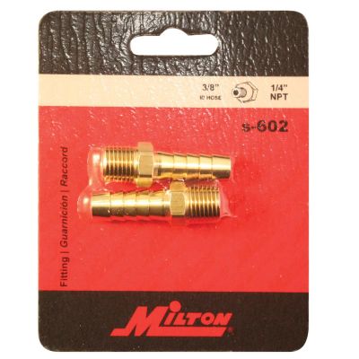 MILS602 image(0) - 1/4" M. End, 3/8" ID Hose, 2/cd