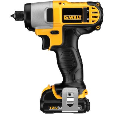 DWTDCF815S2 image(0) - 12V Li-Ion 1/4" Impact Driver w/ (2