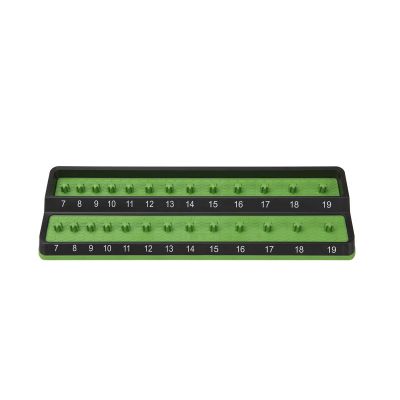 MTSPSH38M-GRN image(0) - 3/8" Metric Peg Socket Holder - Green