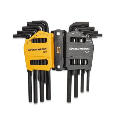KDT83504 image(0) - 26PC SAE/METRIC LONG ARM HEX KEY SET