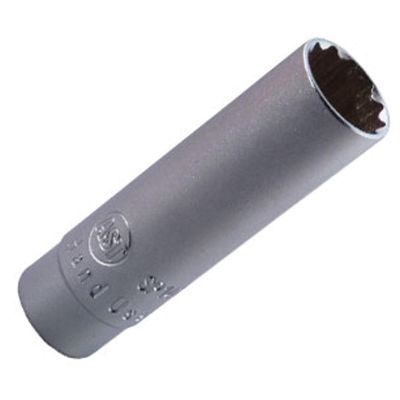 ASSSP1412 image(0) - SOC 14MM 3/8D SPRK PLG 12PT DP TW SATIN