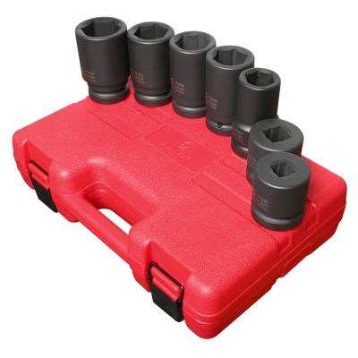 SUN5697M image(0) - SOCKET SET IMPACT 1" DRIVE 7 PC DEEP METRIC