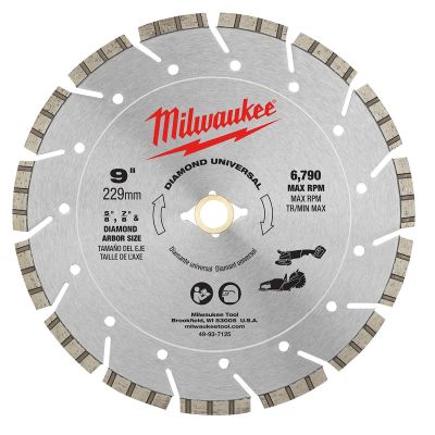 MLW49-93-7125 image(0) - 9" Diamond Universal Cutting Blade