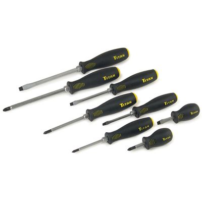 TIT17208 image(0) - SCREWDRIVER SET 8PC