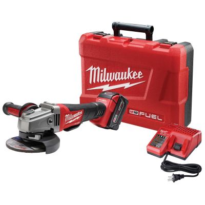 MLW2780-21 image(0) - M18 FUEL 4.5 - 5" GRINDER PADDLE SWITCH (1) REDLITH XC5.0 BATT KIT