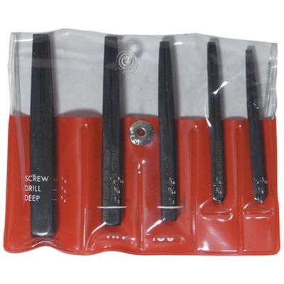 OLD7332 image(0) - 5-PC SCREW EXTRACTOR SET - FLUTED TYPE