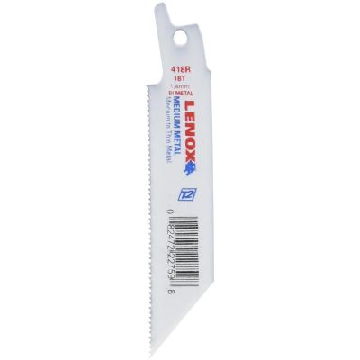 LEX22759 image(0) - Reciprocating Saw Blades, 418R, Bi-Metal, 4 in. Lo