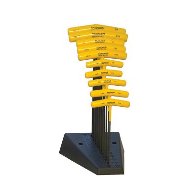 BND13190 image(0) - BALLEND T-HANDLE SET W/STAND SIZES 3/32-3/8"