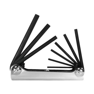EKL20912 image(0) - HEX KEY SET 9 PC FOLDING SAE .050-3/16IN.