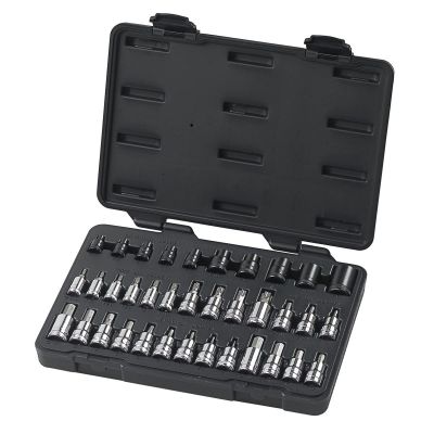KDT80726 image(0) - 36PC MASTER TORX SET W/HEX SOCKET BITS