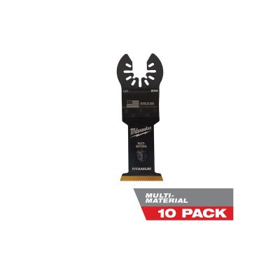 MLW49-25-1239 image(0) - Milwaukee OPEN-LOK 1-3/8" TITANIUM ENHANCED BI-METAL MULTI-MATERIAL BLADES 10PK
