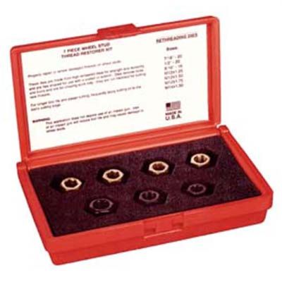 KAS2583 image(0) - WHEEL STUD THREAD RESTORER KIT 7PC
