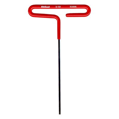 EKL51606 image(0) - HEX KEY 3/32IN. T-HANDLE 6IN. CUSHION GRIP