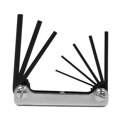 EKL20811 image(0) - HEX KEY SET 8 PC FOLDING SAE .050-5/32IN.