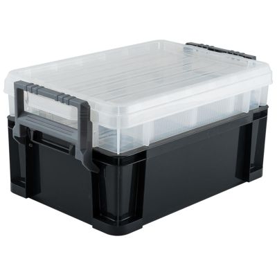 TIT21222 image(0) - 22" 3-WAY STACKABLE STORAGE TOTE