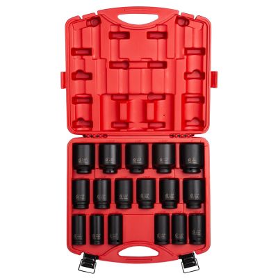 SUN4685 image(0) - 3/4" Drive 17 Piece SAE Deep Impact Socket Set