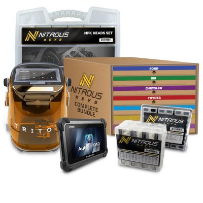 XTLAPPAD-SYS image(0) - Complete Keymaking System with AutoProPAD (Triton Key Machine, Nitrous Keys Remotes Complete Bundle, Full MFK Set)