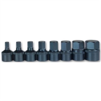 VIMVI600 image(0) - 8 Piece 3/8" Square Drive SAE Stubbie Impact Driver Set
