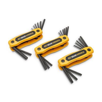 KDT83512 image(0) - 25PC SAE/METRIC TORX FOLDING HEX KEY SET