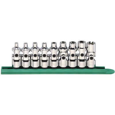 KDT80985 image(0) - 9-Pc 3/8" Drive Universal E-Torx Bit Socket Set