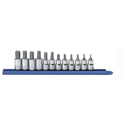 KDT80580 image(0) - 12PC 3/8" DRIVE METRIC HEX BIT SOCKET SET