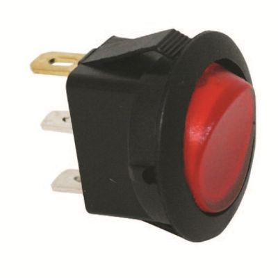 JTT2700-2J image(0) - 10 Amp 12V Red Round Rocker